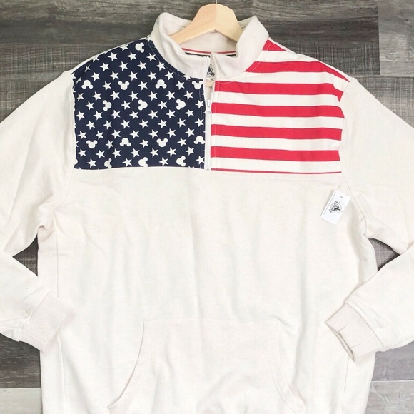Disney Shirts Disney Parks Americana Mickey Pullover 4 Zip Poshmark Disney Shirts Disney Parks Americana Mickey Pullover 4 Zip Poshmark